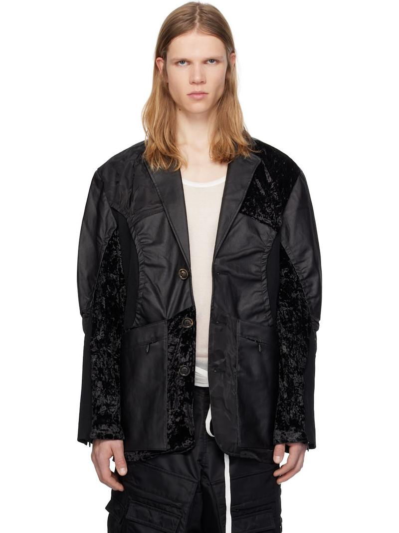 Black Flight Mix Blazer 1