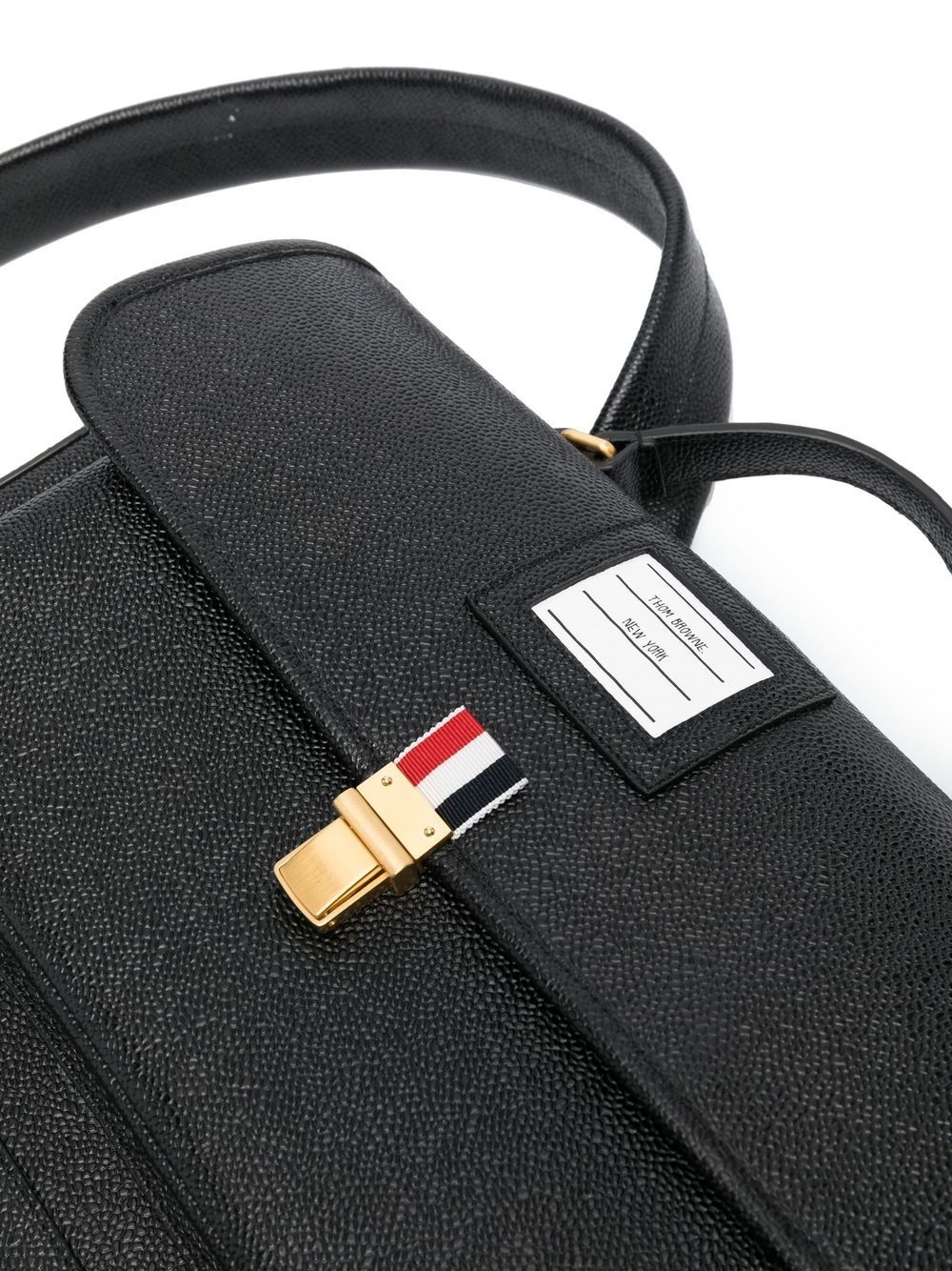 pebble grain leather school backpack - 4