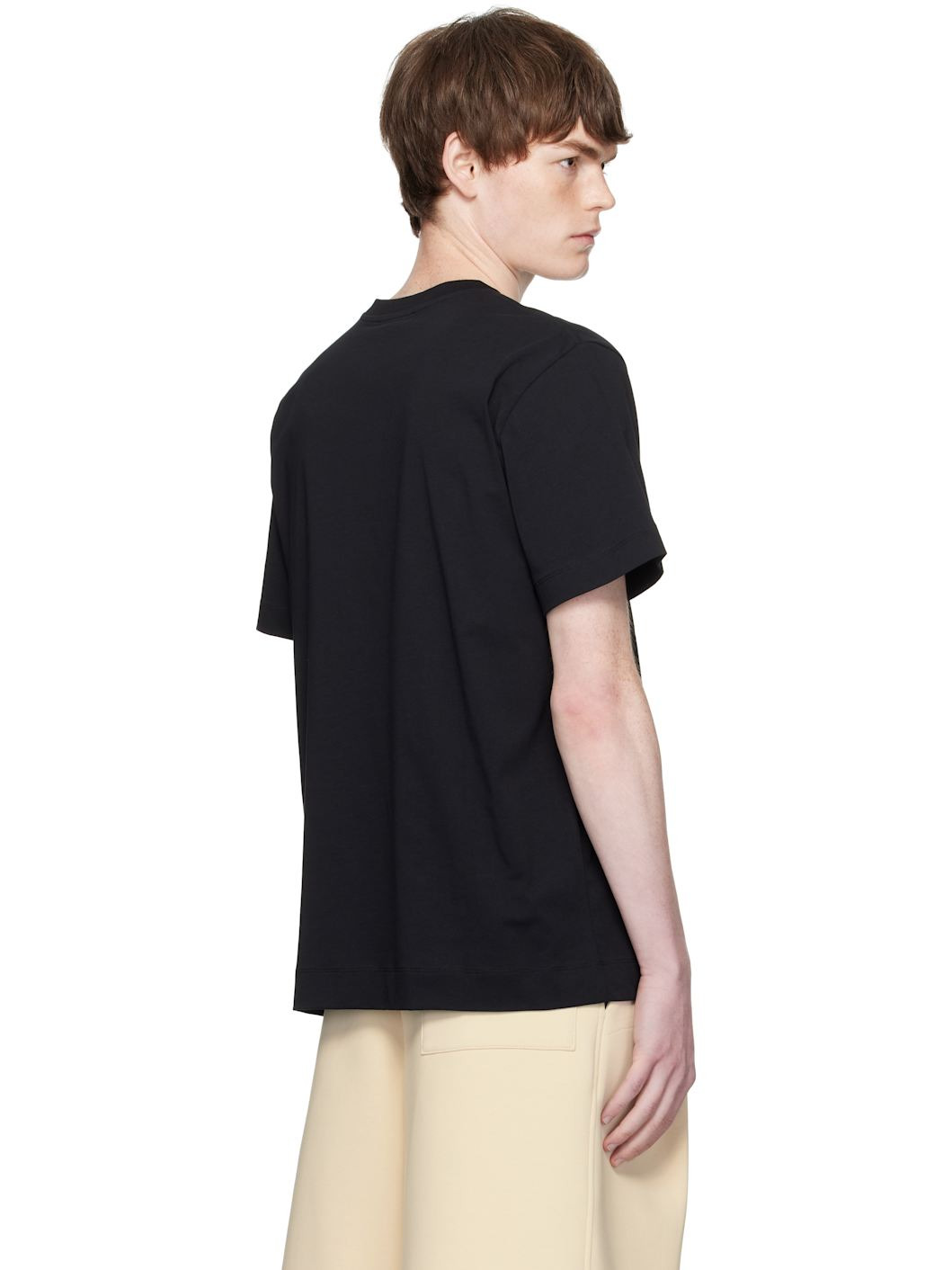 Black Ribbon Daisy Chain Print T-shirt - 3