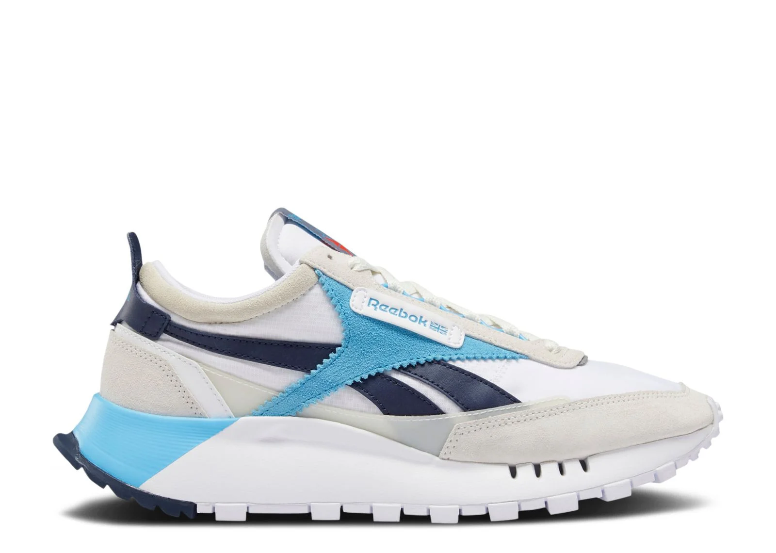 CLASSIC LEATHER LEGACY 'WHITE VECTOR NAVY' - 1