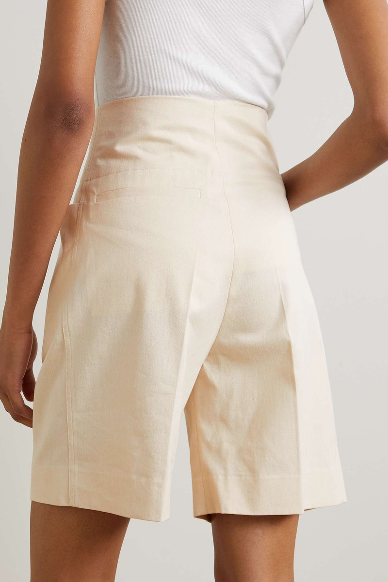 Belted cotton-twill 반바지 3