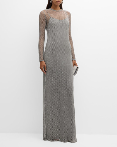 Ralph Lauren Crystal Embellished Gown with Slip outlook