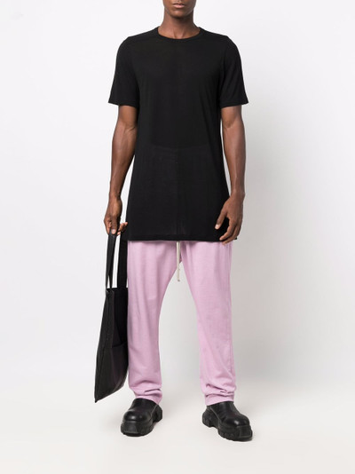 Rick Owens DRKSHDW drawstring organic cotton tracksuit bottoms outlook