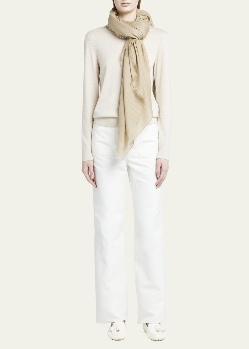 Loro Piana Jacquard Cashmere Maxi Stole outlook