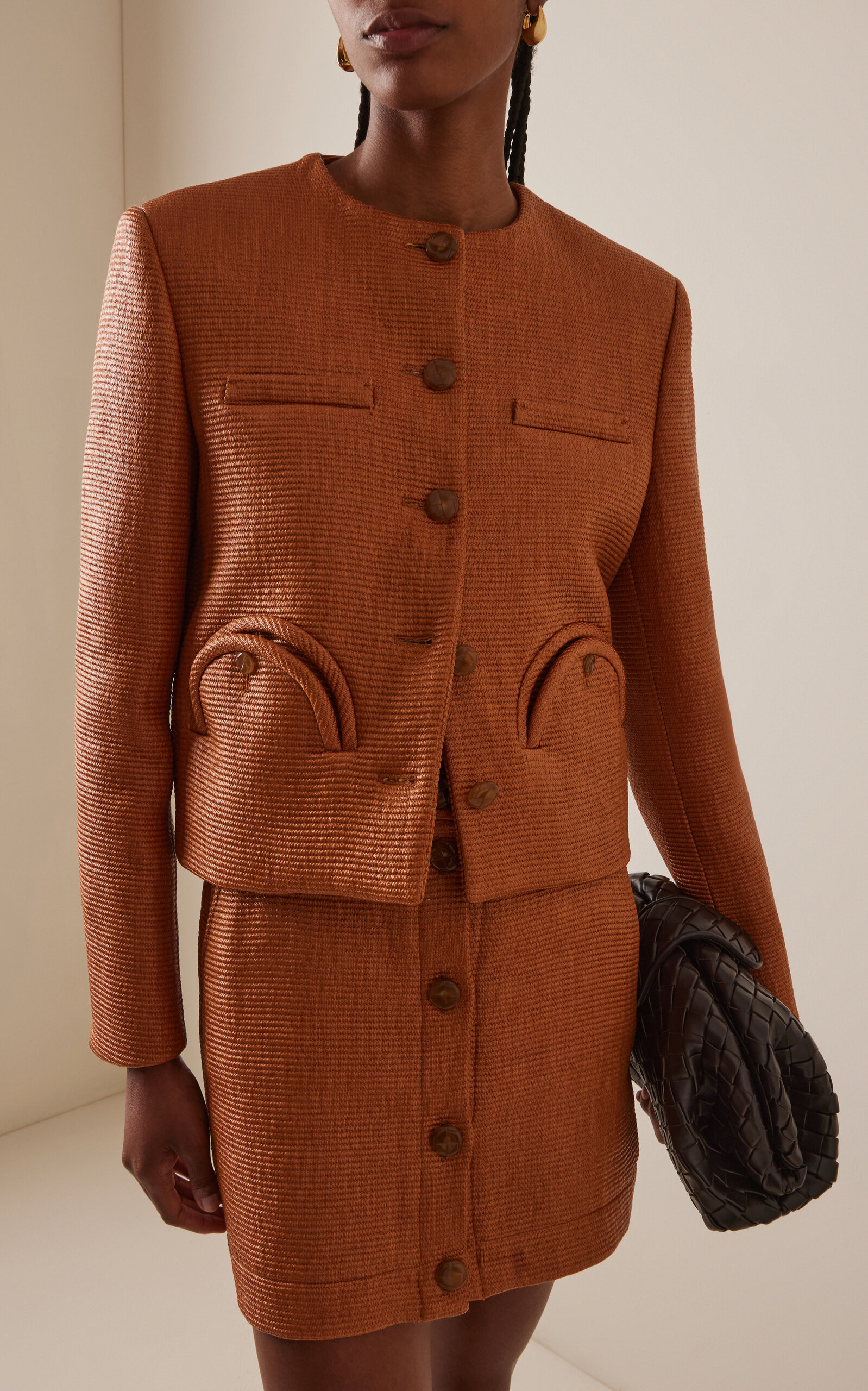 Shamo Cotton-Blend Jacket brown - 2