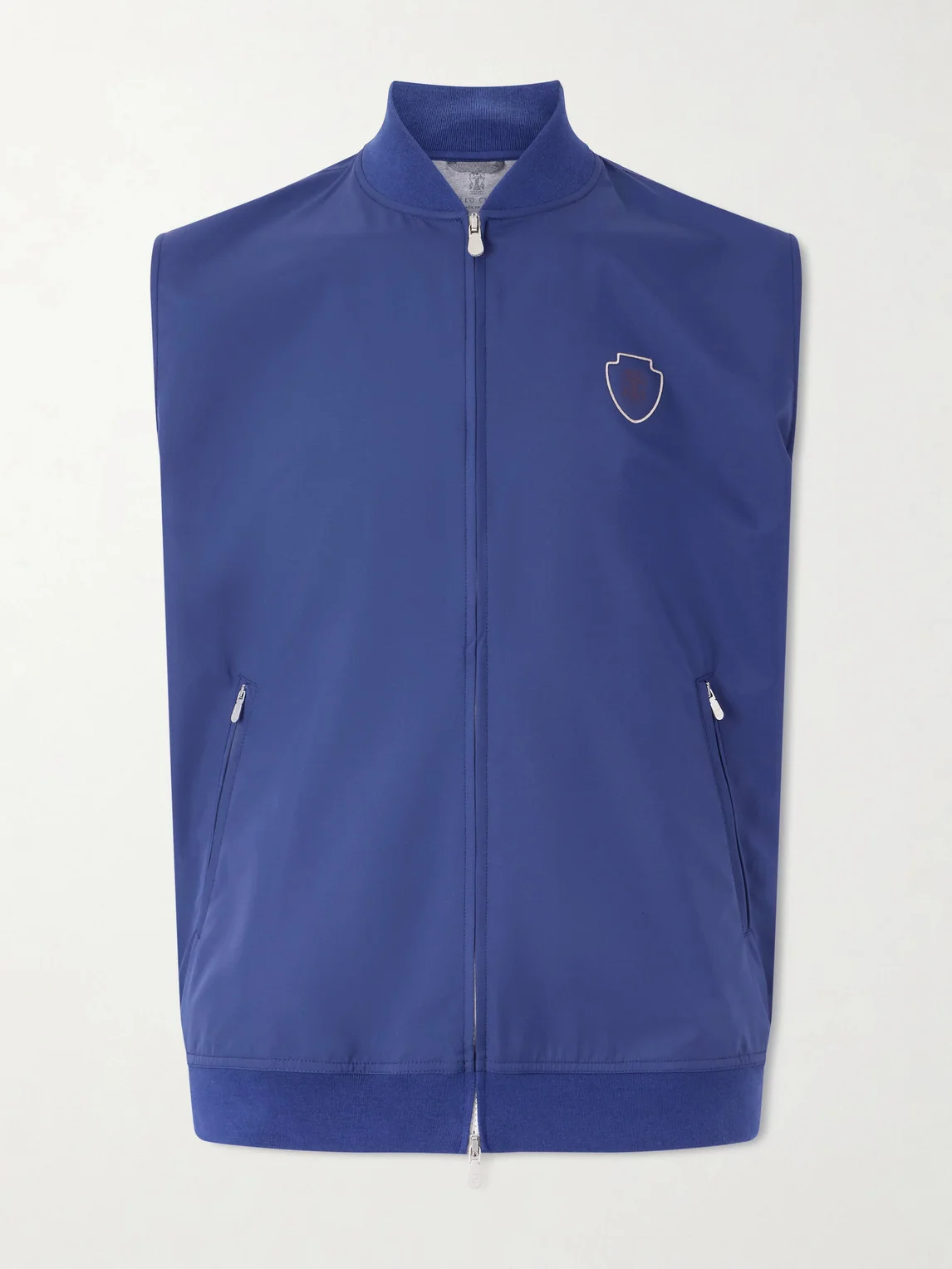 Logo-Appliquéd Tech-Shell Gilet - 1