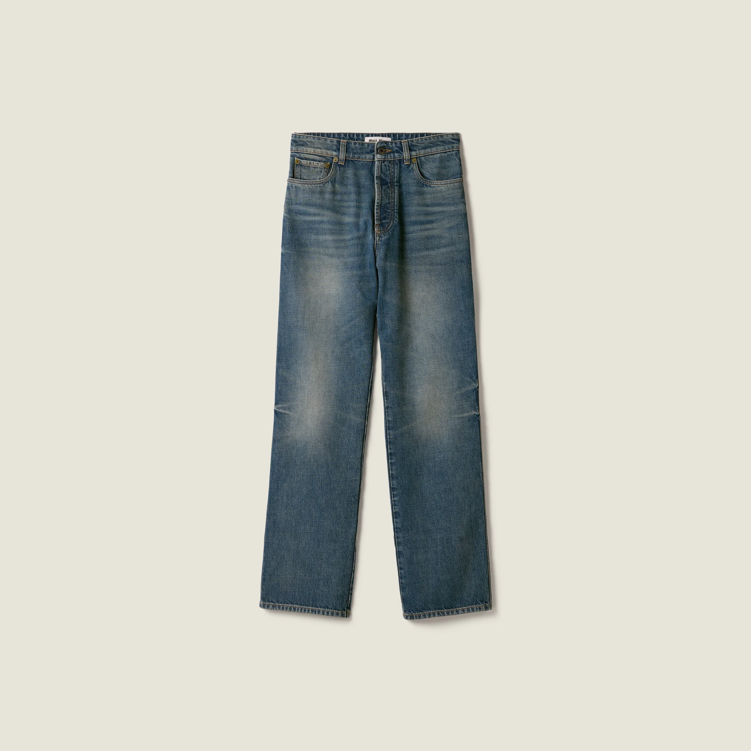 Five-pocket denim jeans - 1
