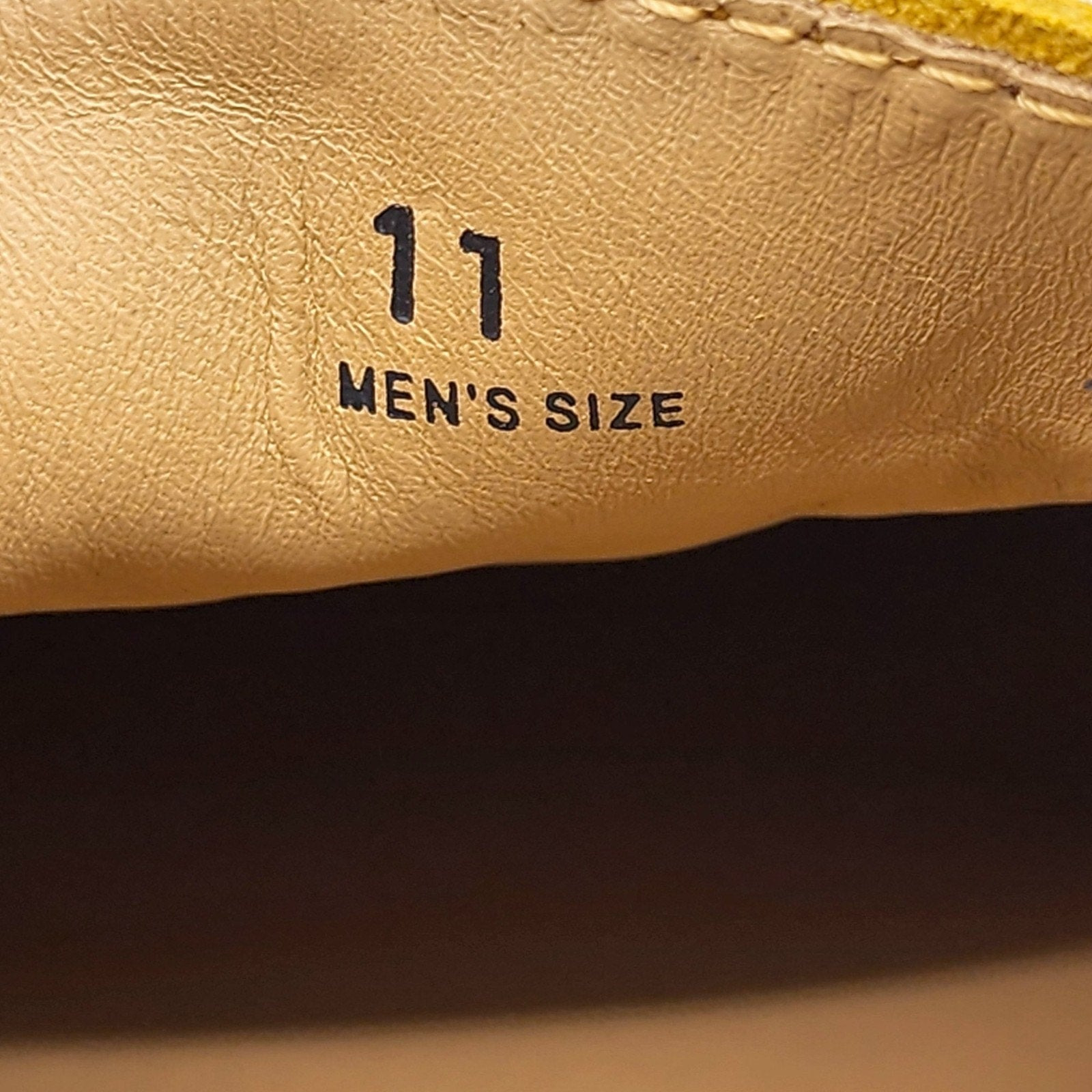Tod's City Gommino Driving Men's Suede Loafers Yellow UK 11 US 12.5 - 11
