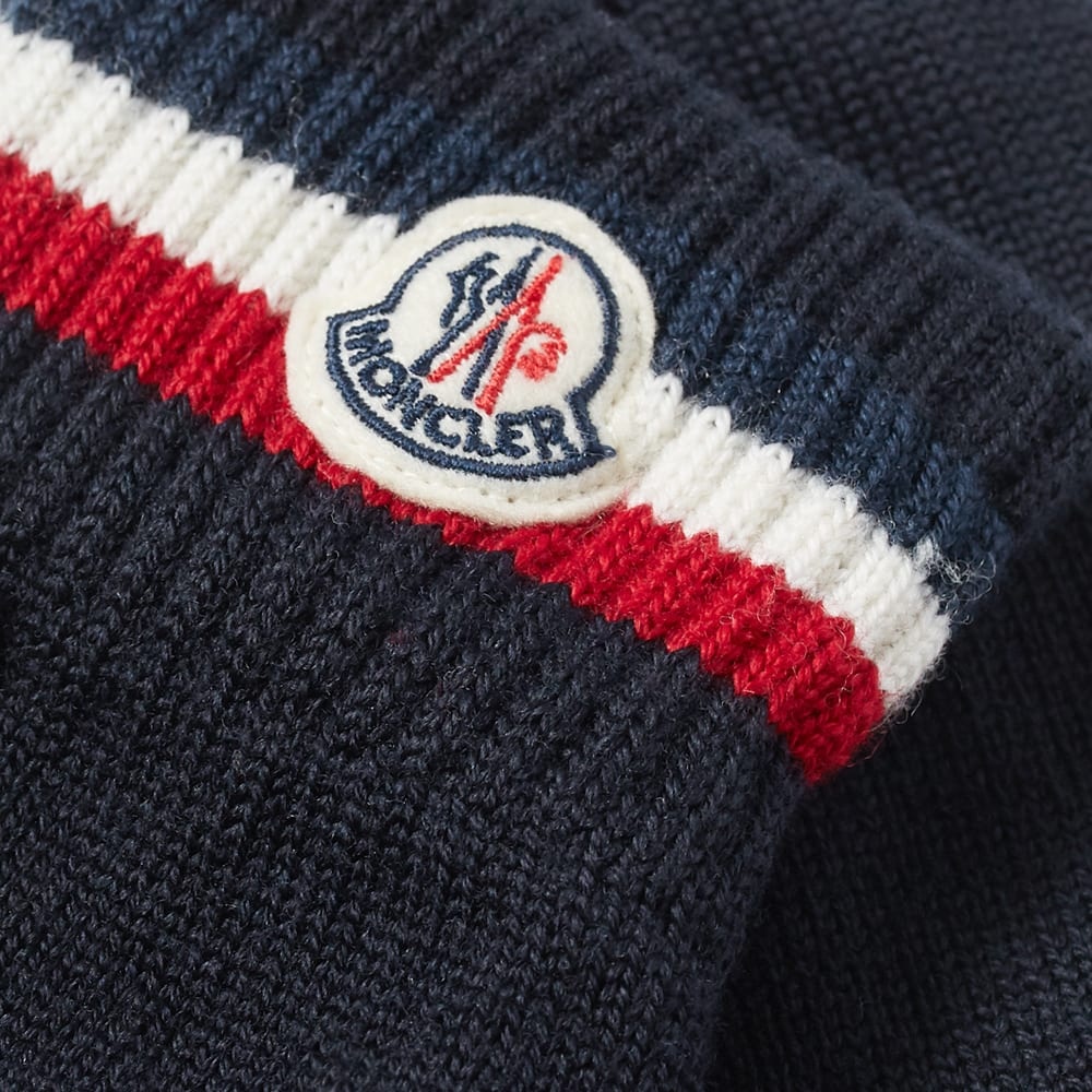 Moncler Tricolore Logo Wool Gloves - 2