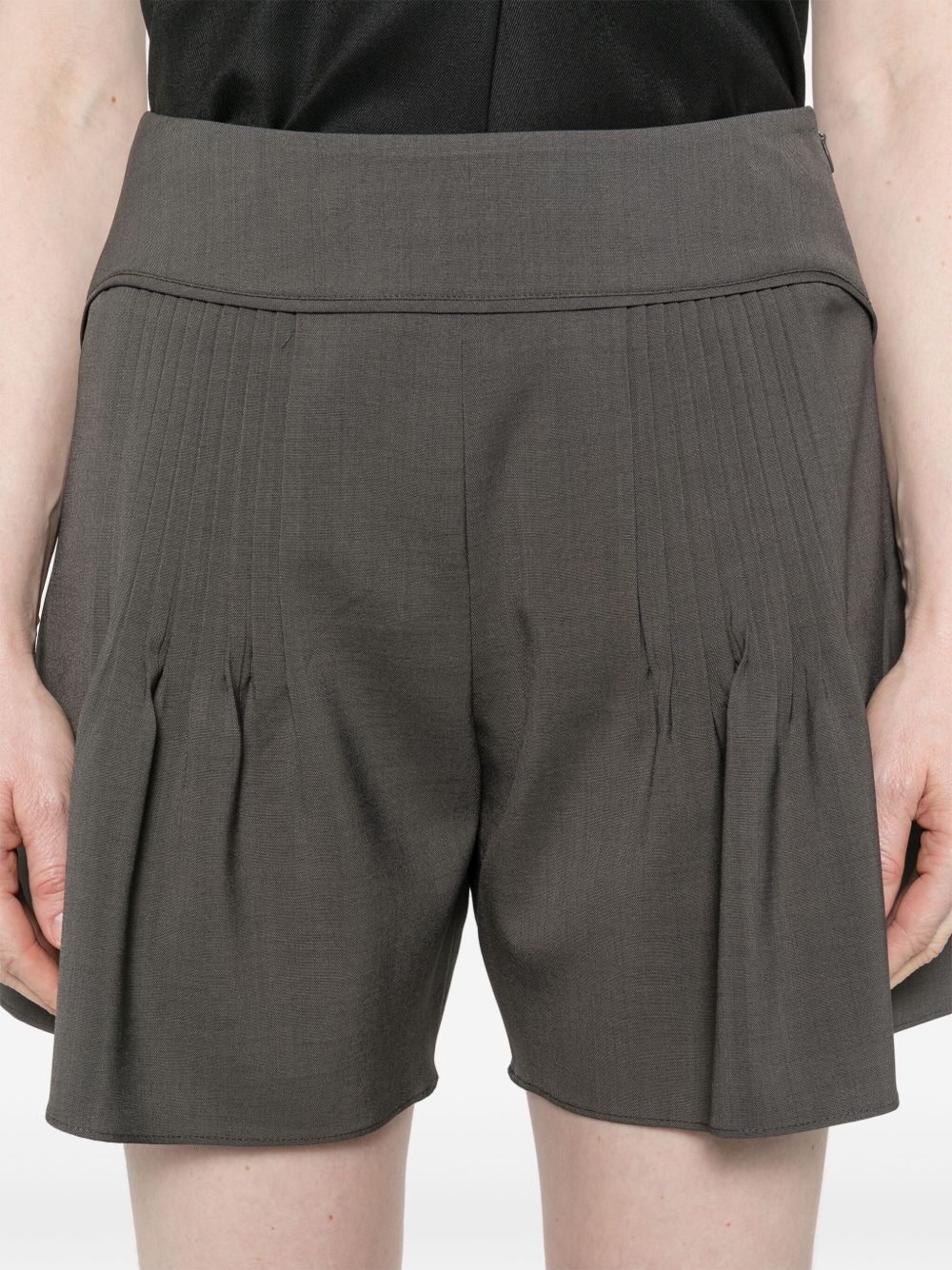 pleated shorts - 5