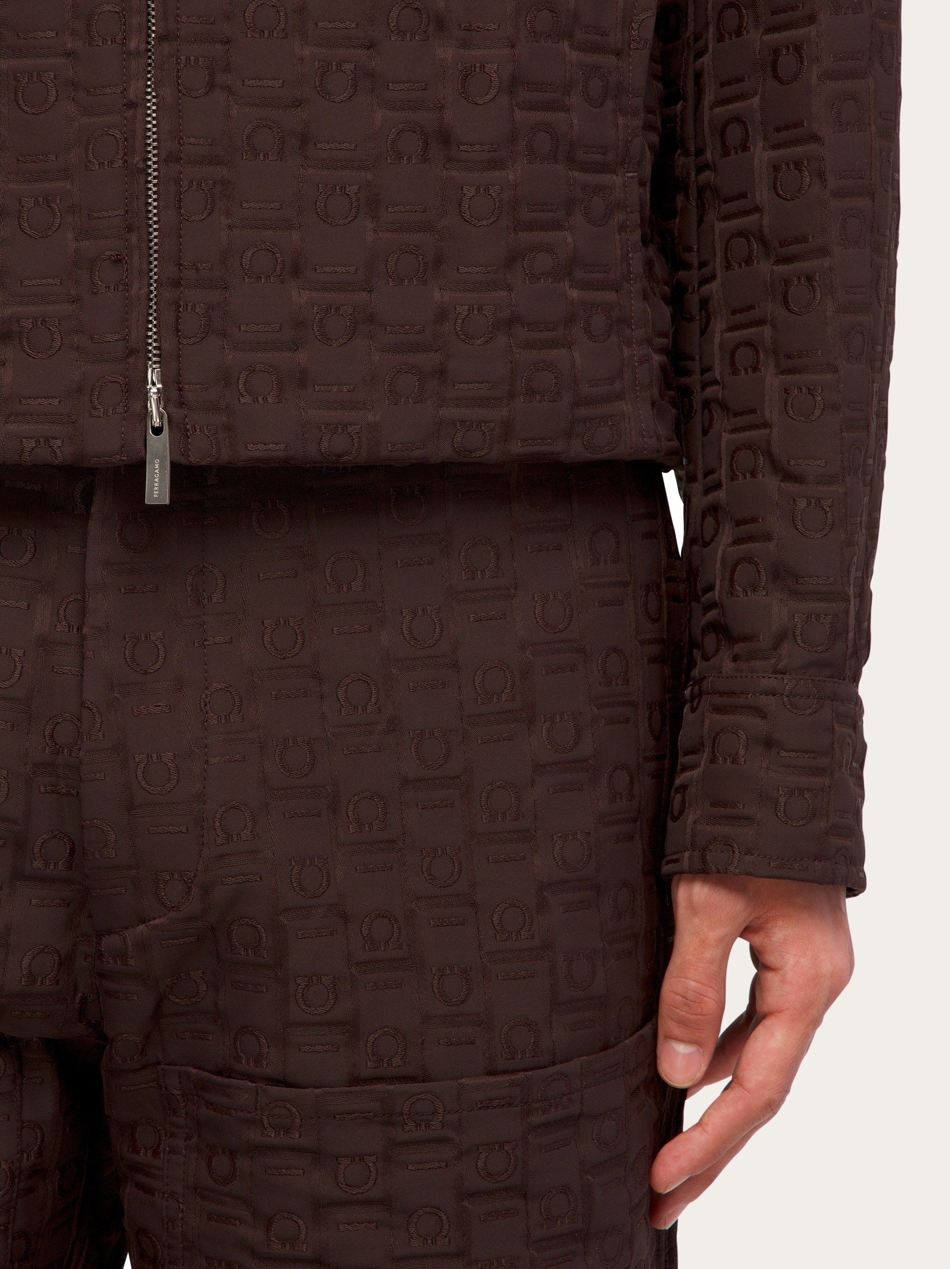 Ferragamo Monogram blouson - 7