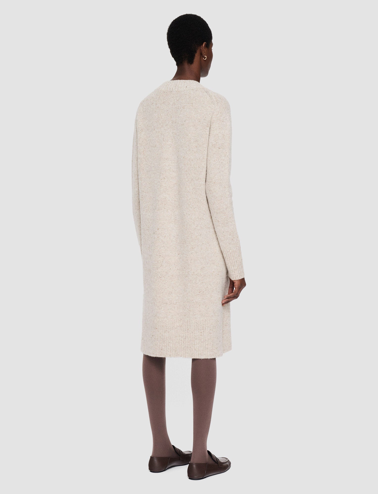 Alpaca Tweed Knit Dress - 4