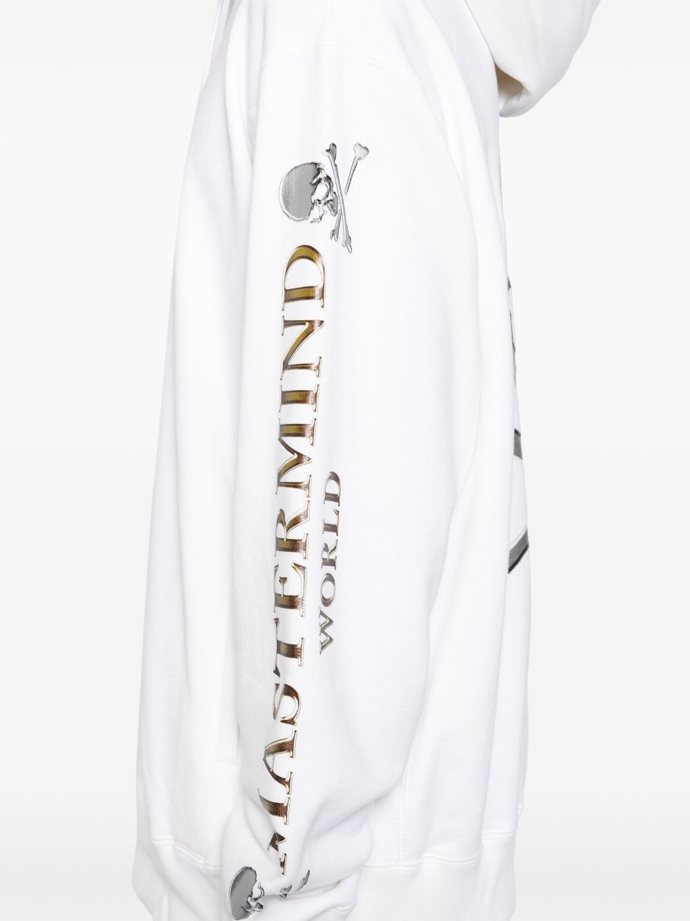 logo print hoodie - 5