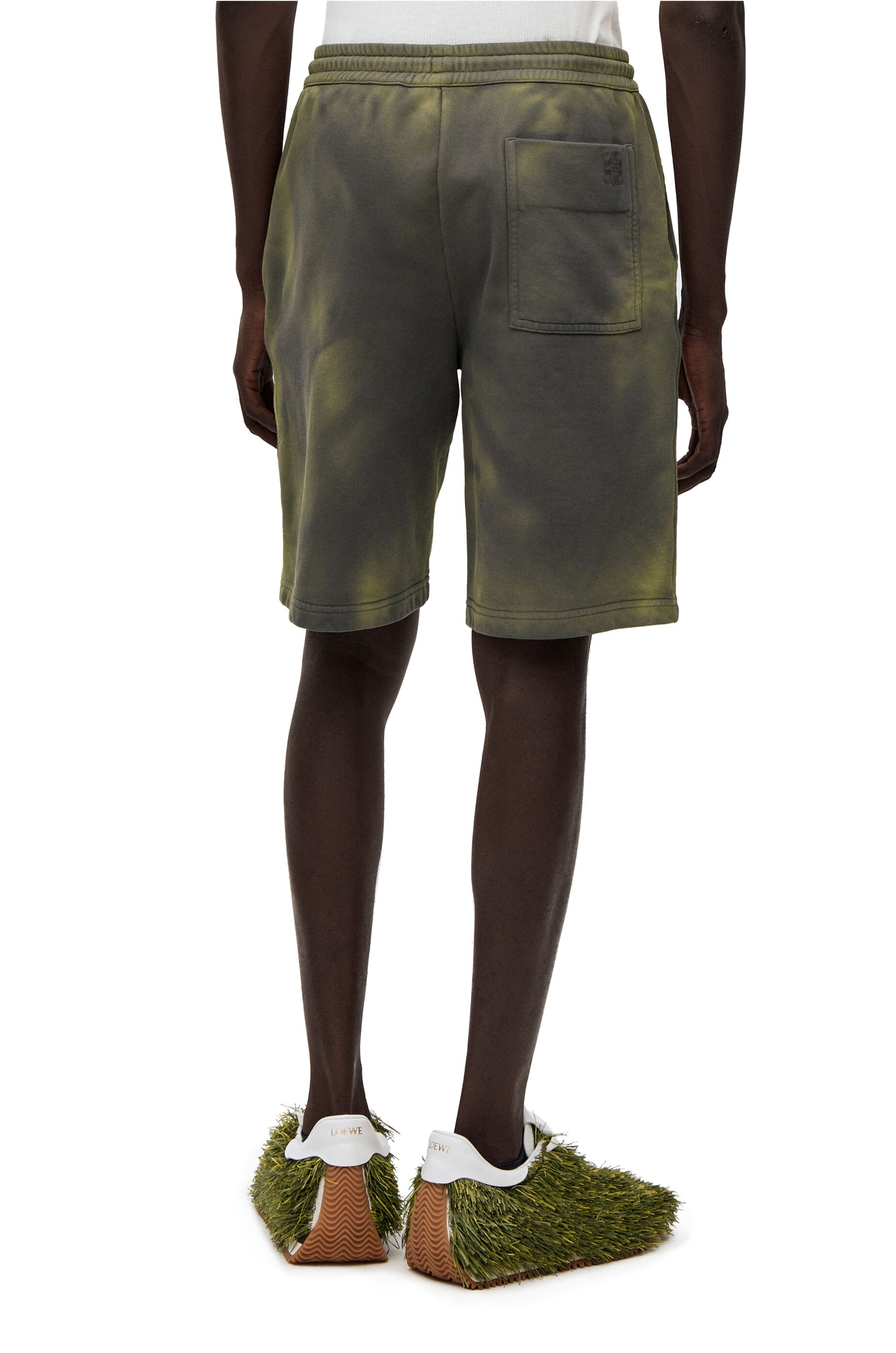 Washed shorts in cotton - 4