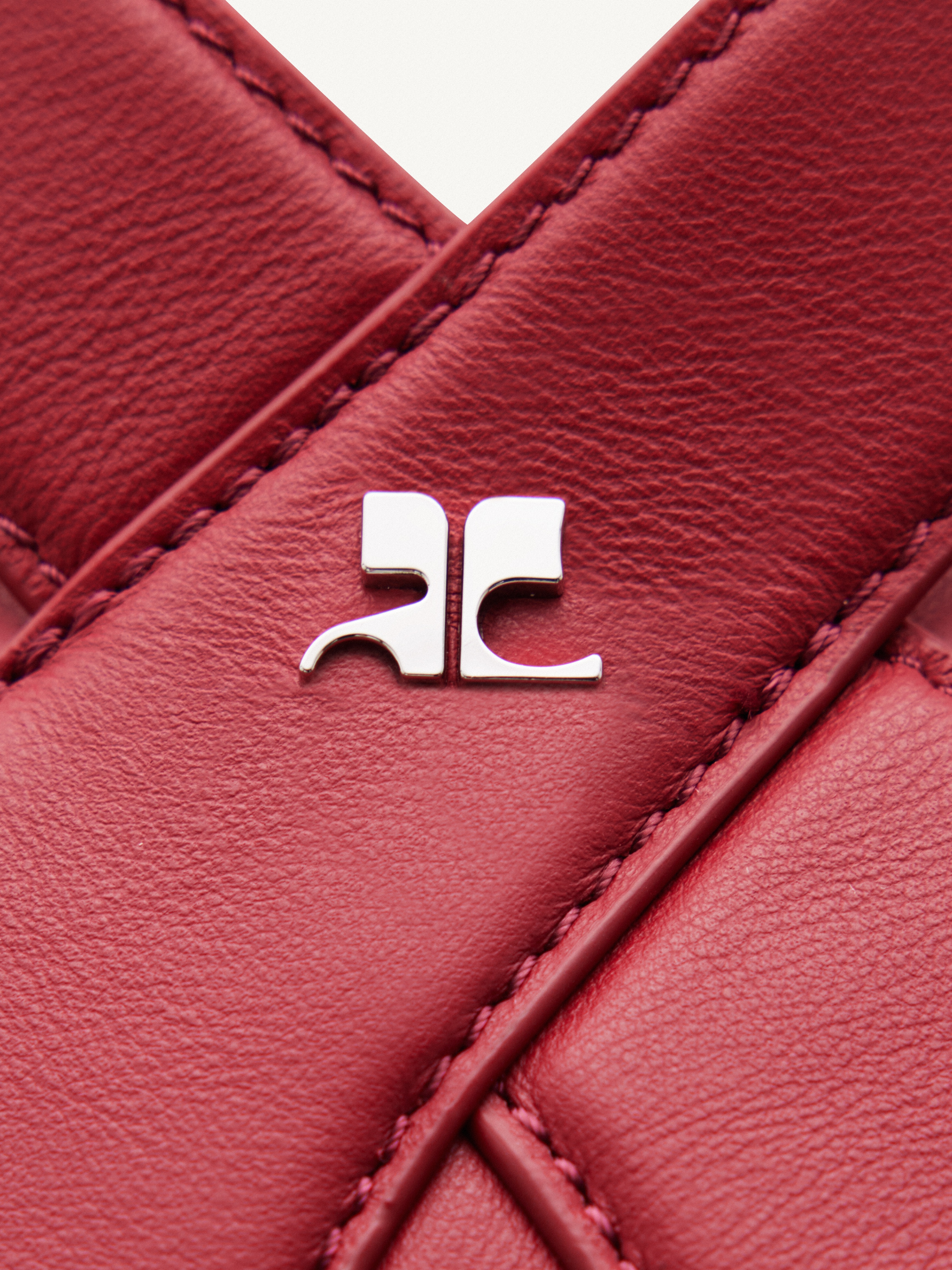 LOOP BAGUETTE LEATHER BAG - 5