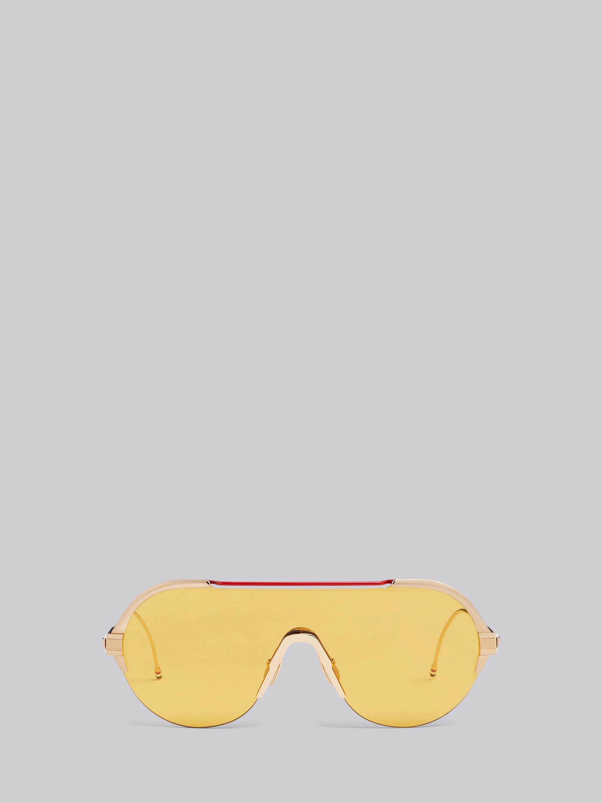TB811 - Gold Mask Sunglasses - 1