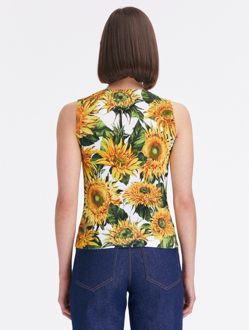SUNFLOWER PRINTED TANK 3