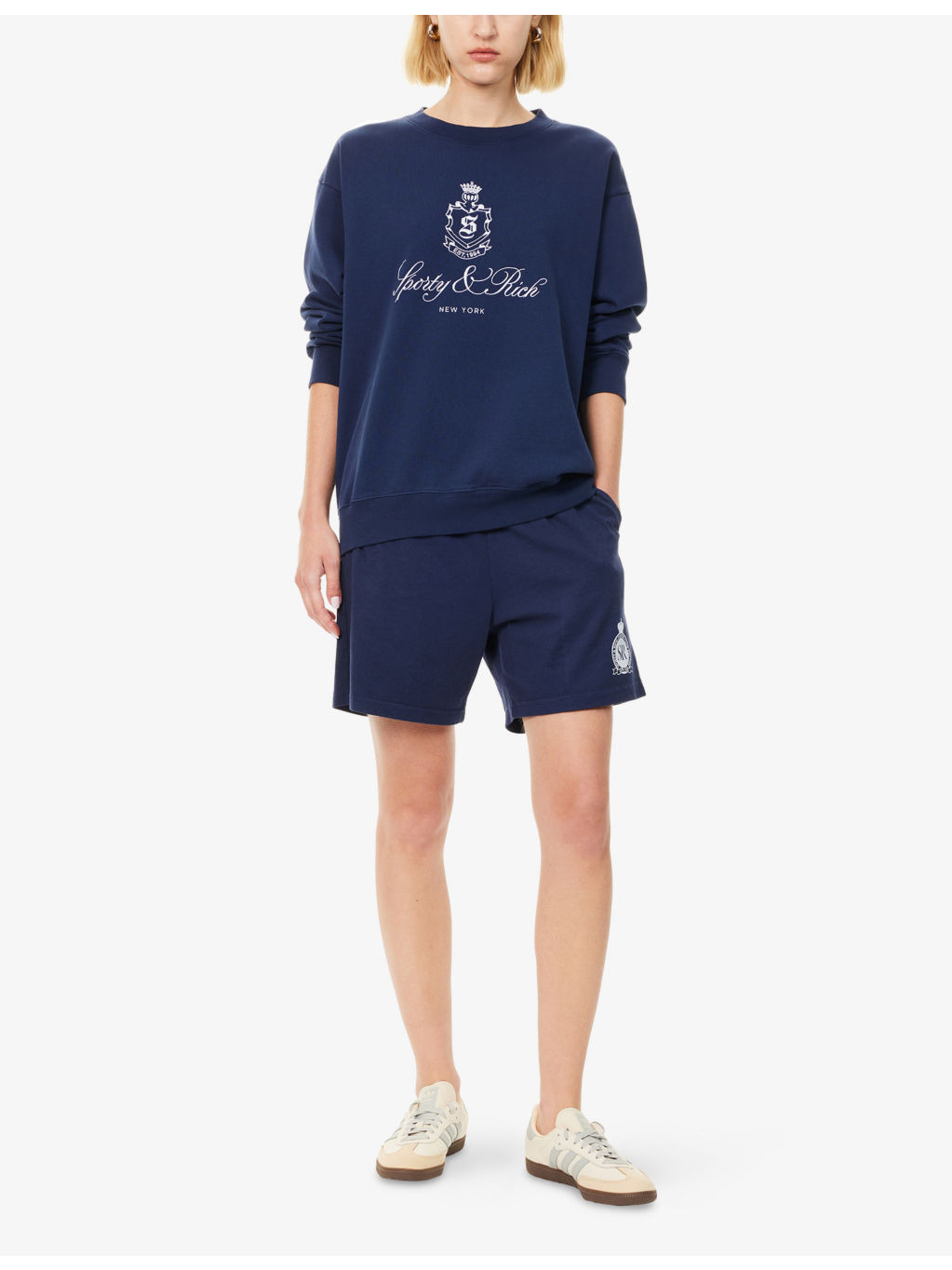 Vendome Embroidered Crewneck Cotton-Jersey Sweatshirt - 2