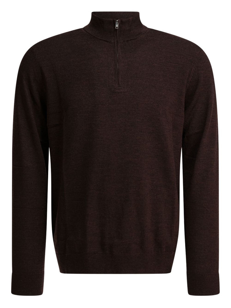 zip-neck sweater 1
