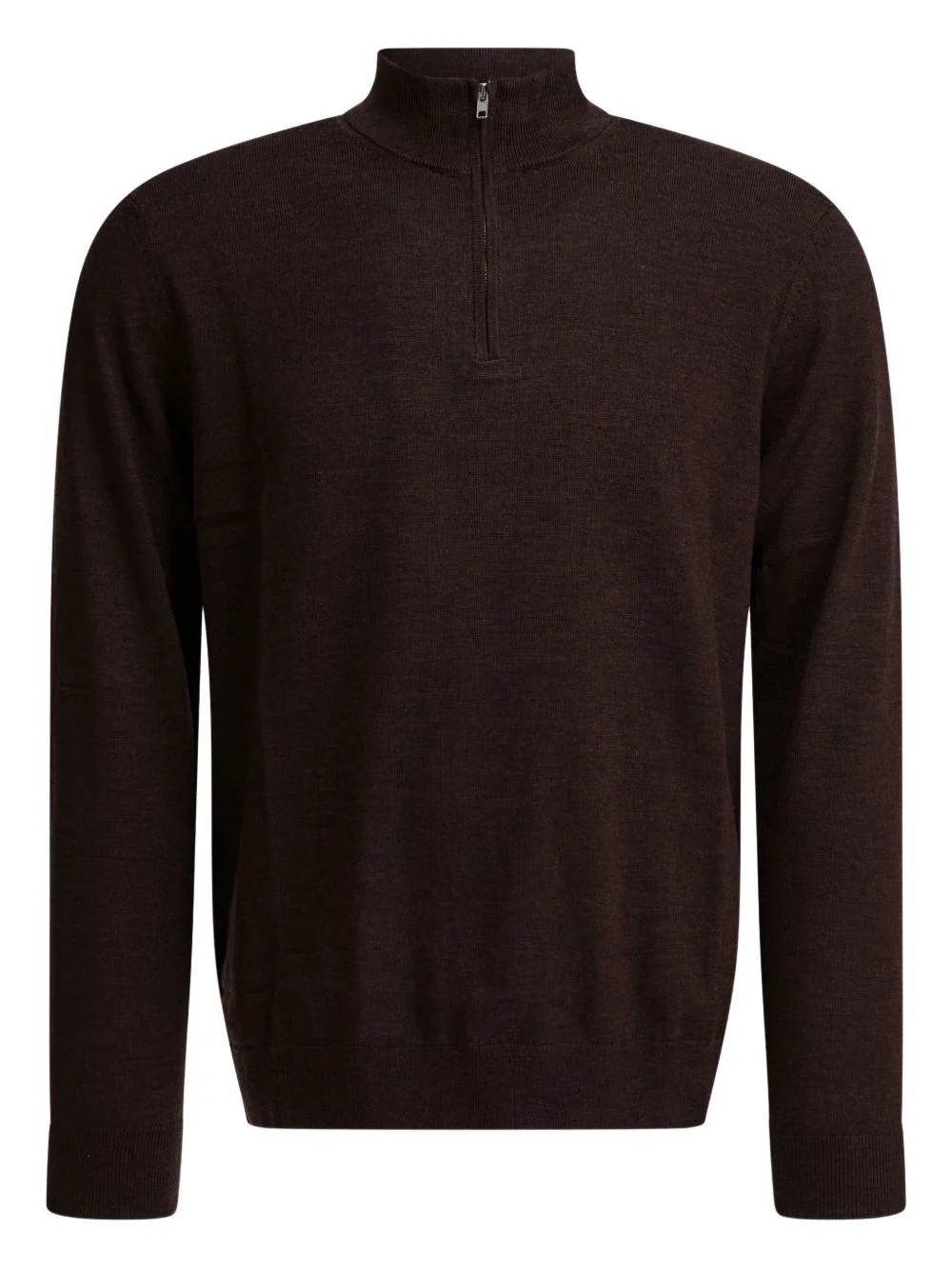 zip-neck sweater - 1