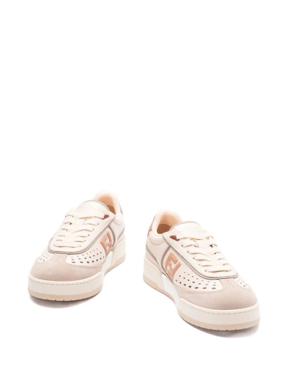 Match leather sneakers - 2