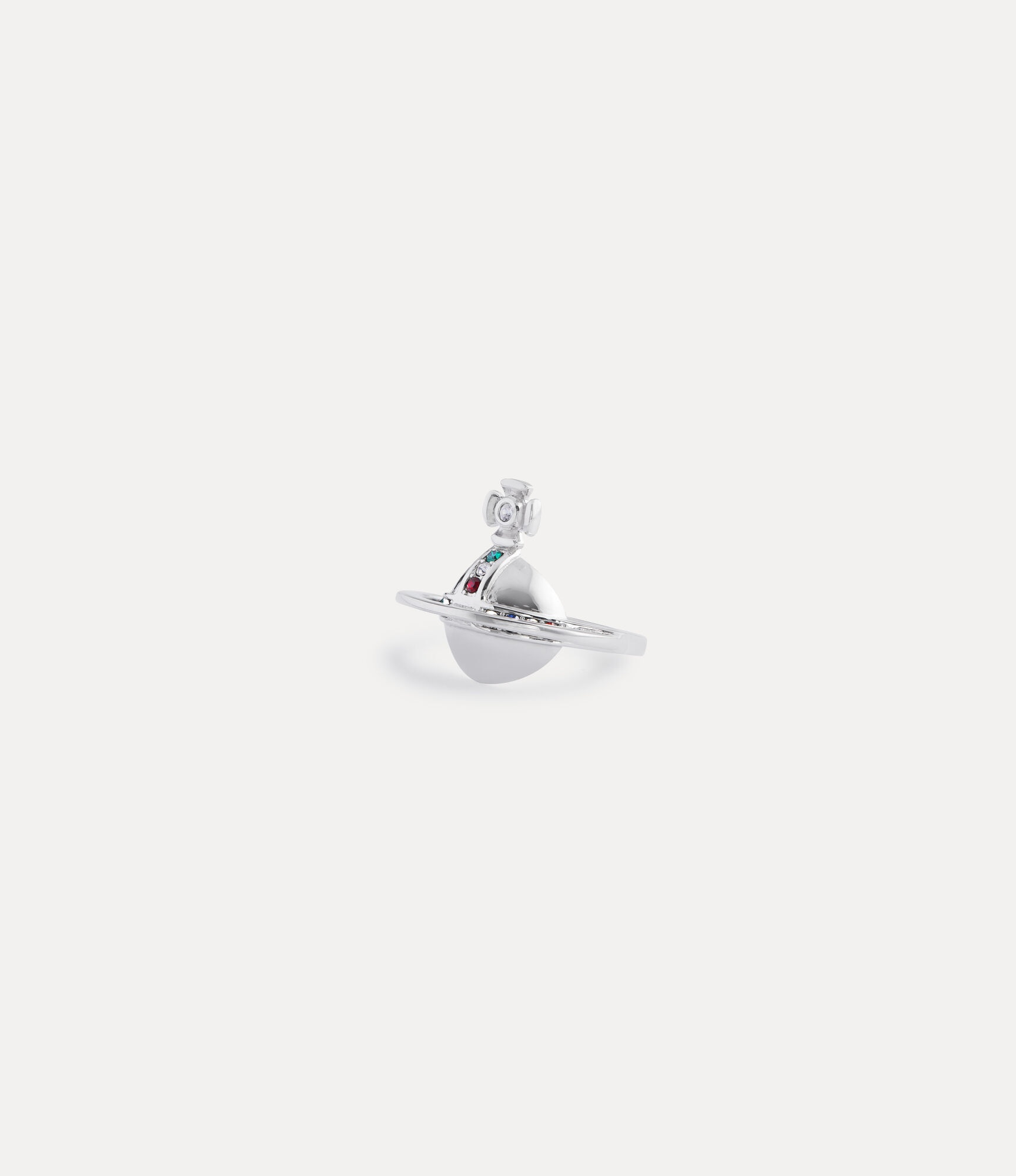 Vivienne Westwood: シルバー Solid Orb リング | SSENSE 日本