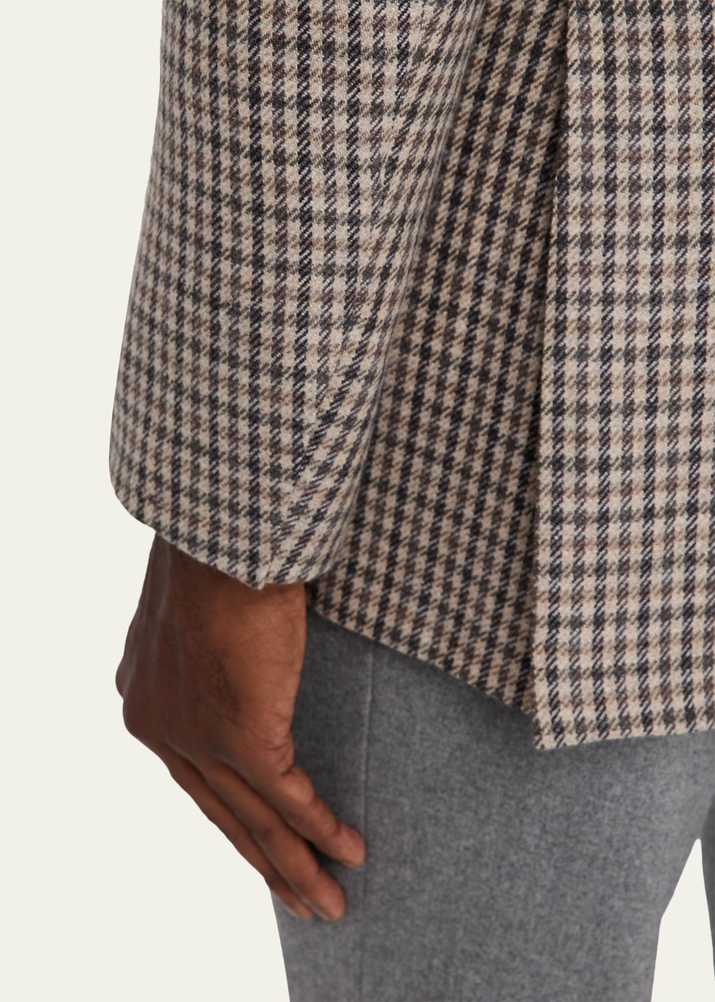 Men's Brera Cashmere District Check Sport Coat - 8