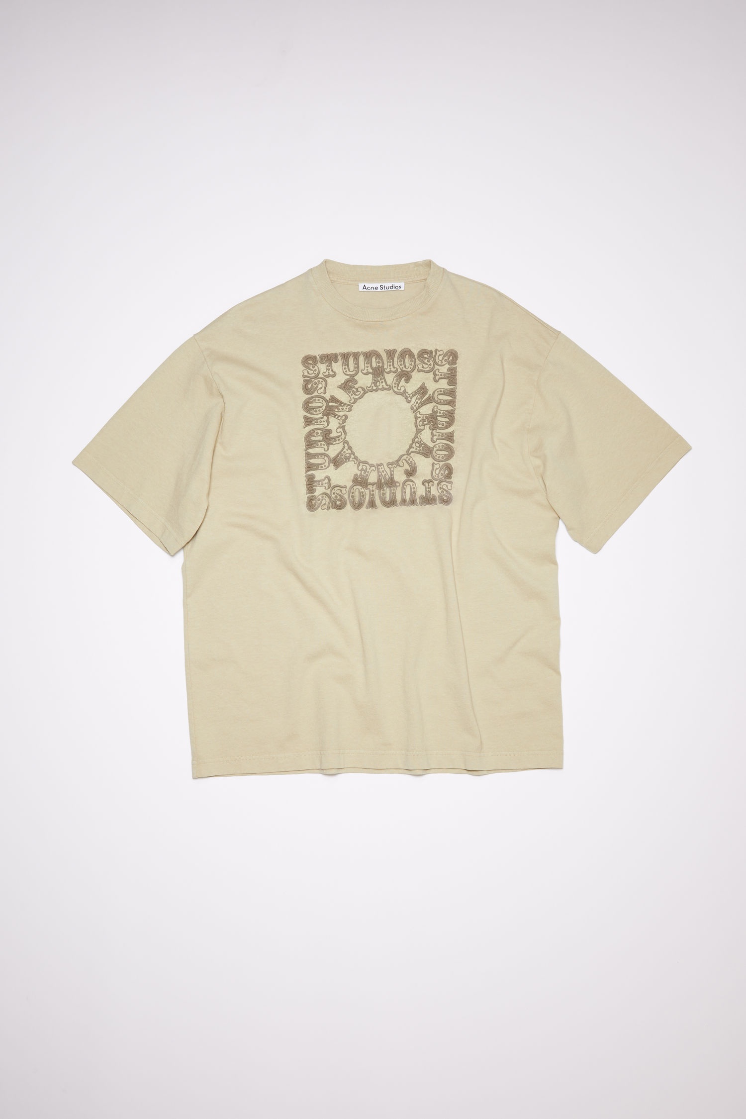 Crew neck t-shirt - Dusty green - 1