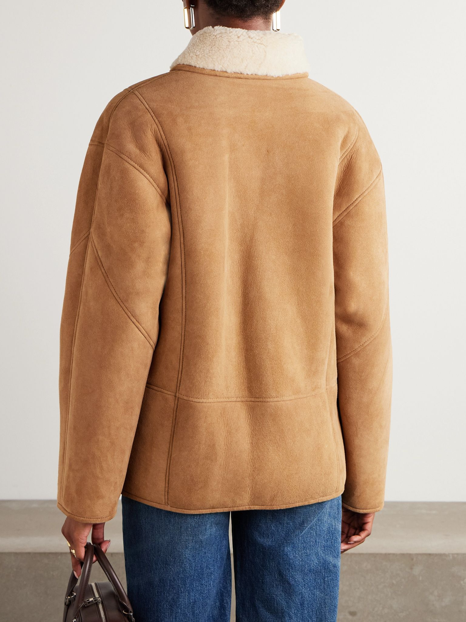 Tatoosh shearling coat Camel - 4