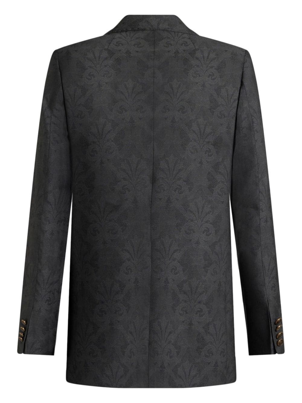 wool jacquard blazer - 2