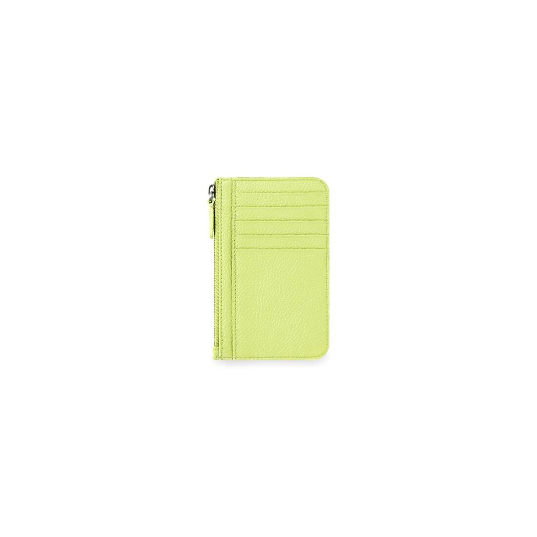 Women's Cash Large Long Coin And Card Holder  in Lime - 3