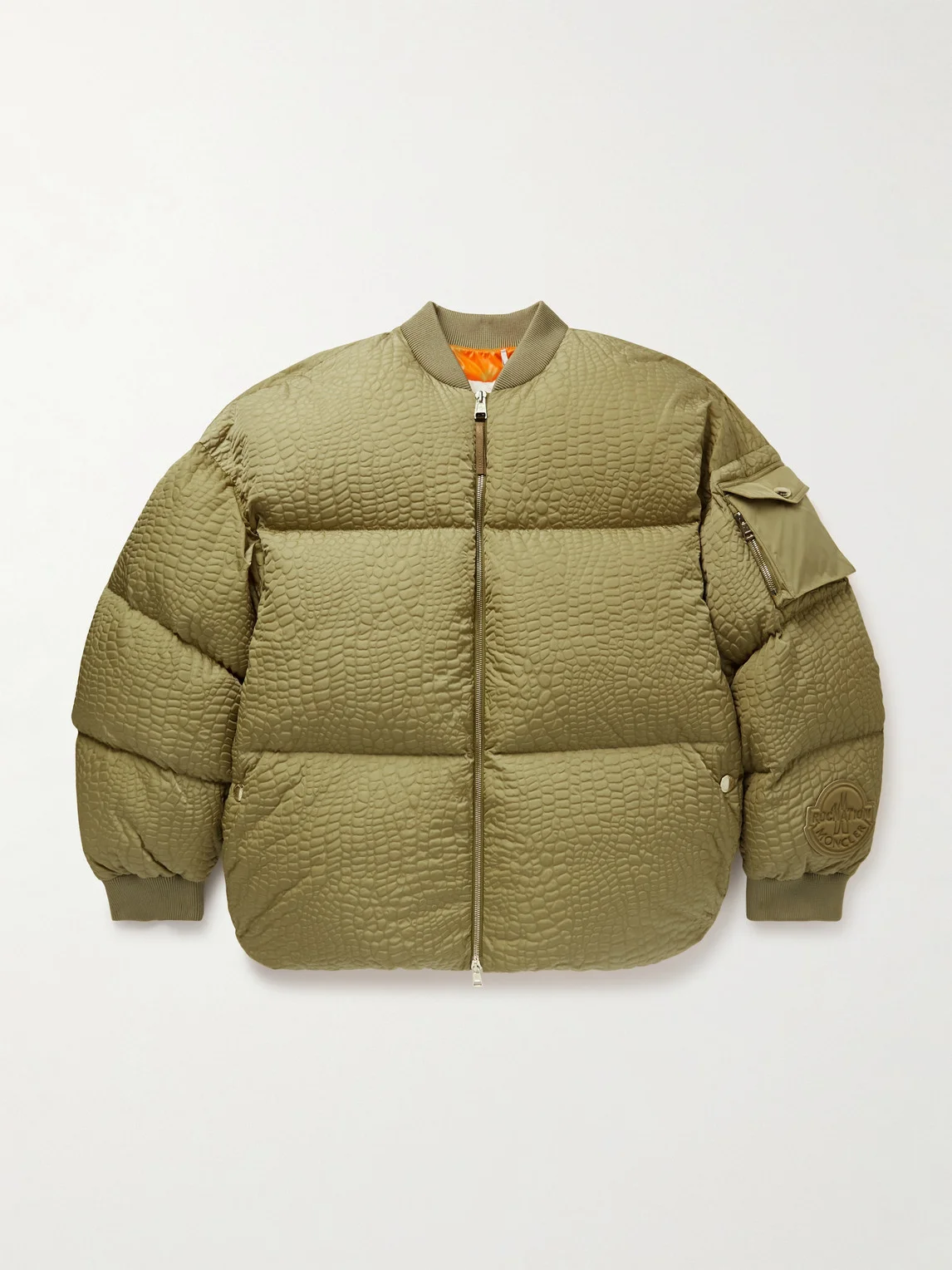 Roc Nation by Jay-Z Centaurus Croc-Effect Quilted Shell Down Jacket - 1