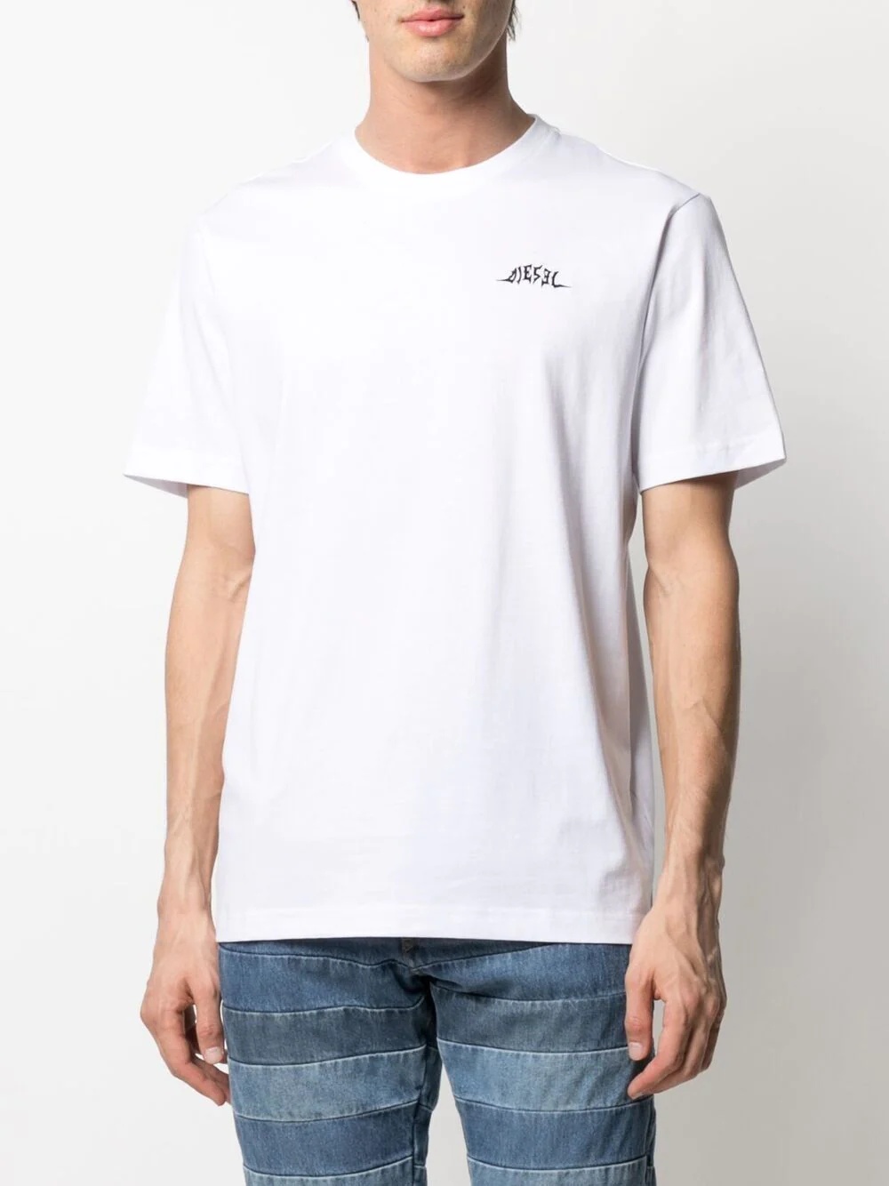 embroidered-logo cotton T-shirt - 3