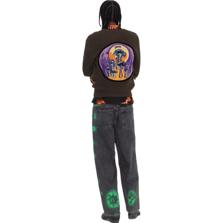 関税込★Stussy★Stussy x Dries Van Noten Patch Knit Sweater Stüssy Stussy x Dries Van Noten Patch Knit Sweater 'Sand