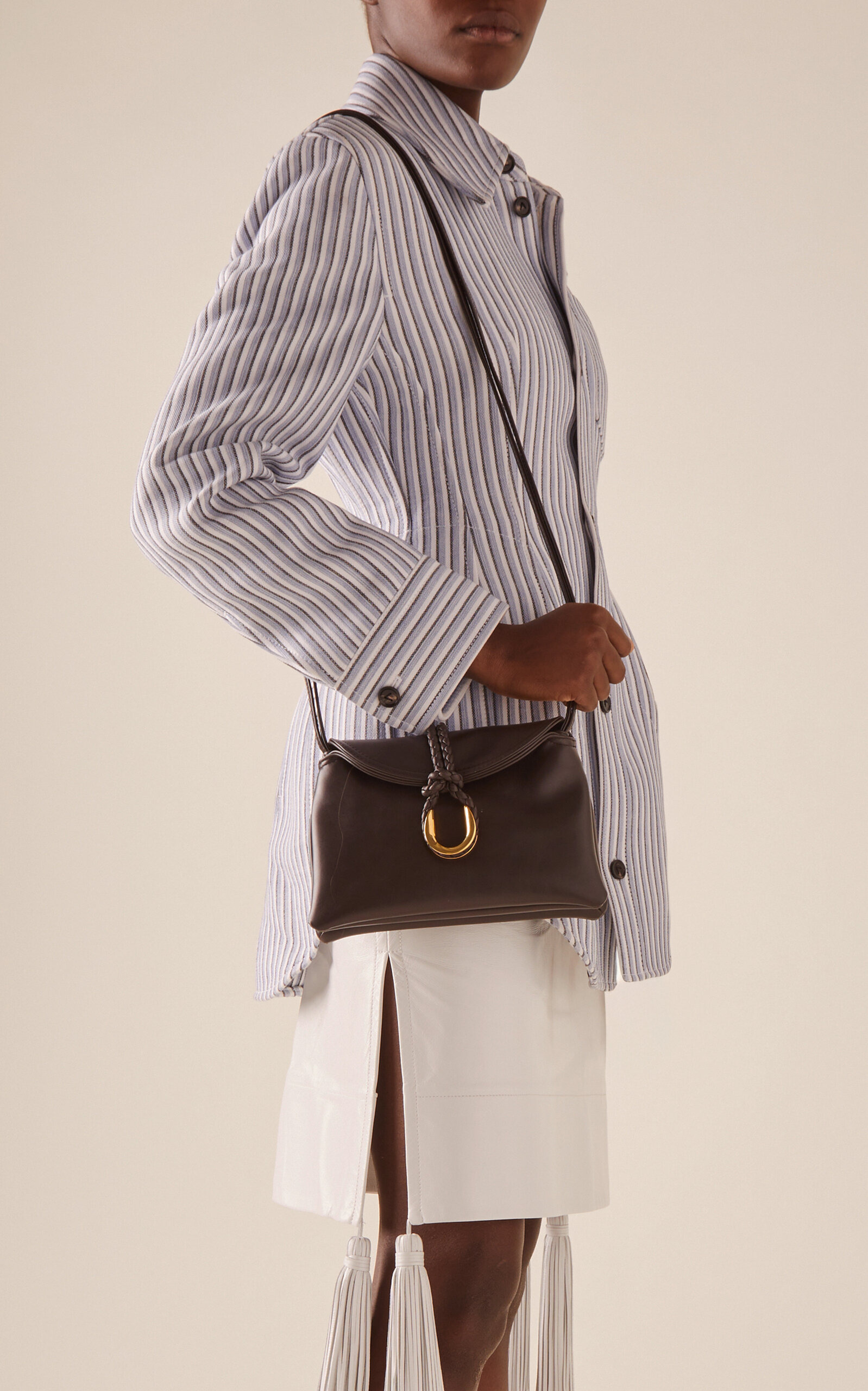 Mini Liberta Leather Crossbody Bag brown - 2