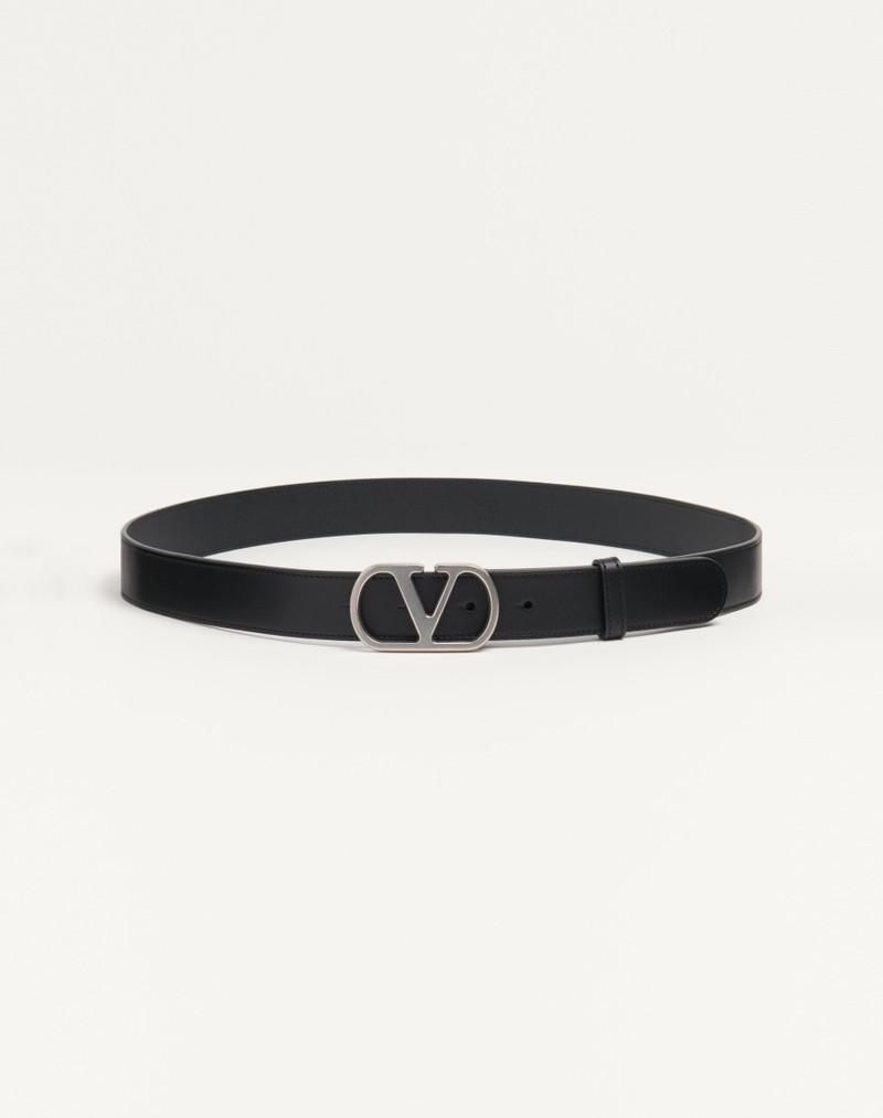 VLOGO SIGNATURE BELT IN SHINY CALFSKIN 30 MM 1