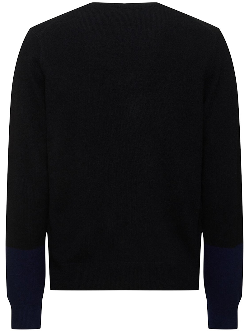 Forever two-tone wool knit sweater - 3