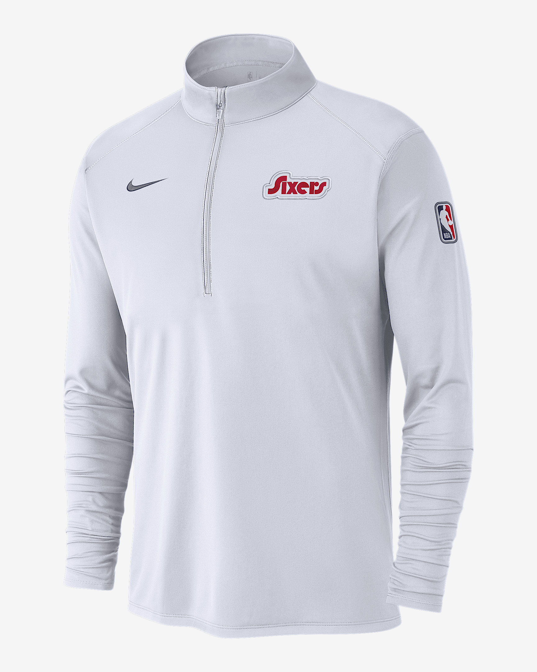 Philadelphia 76ers City Edition Men's Nike Dri-FIT NBA 1/2-Zip Long-Sleeve Top - 1