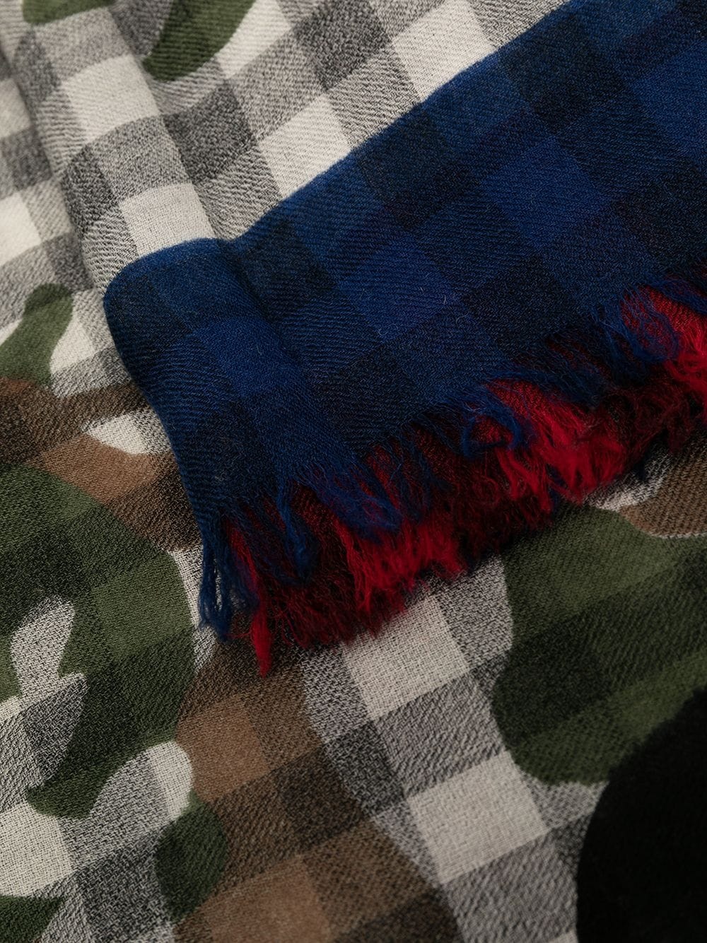 Rambo checked camouflage scarf - 3