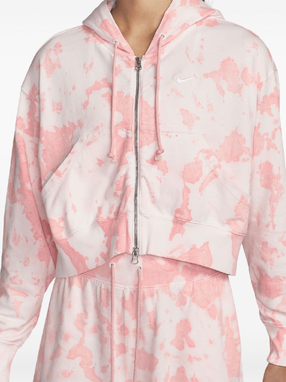 Cloud-Dye "Purple Pulse/White" hoodie - 1