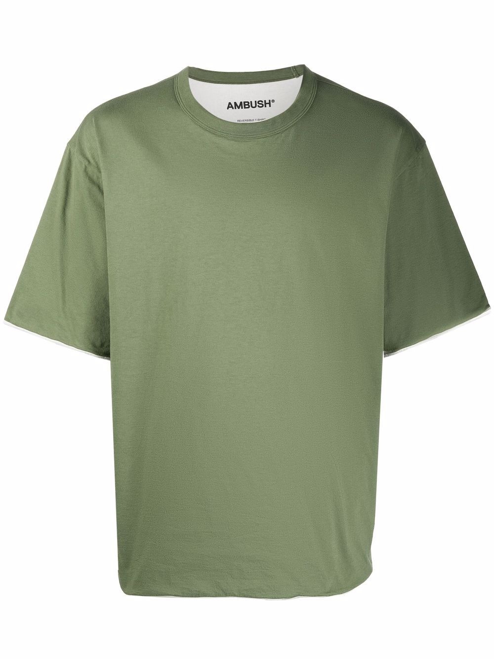 reversible crew-neck short-sleeve T-shirt - 1