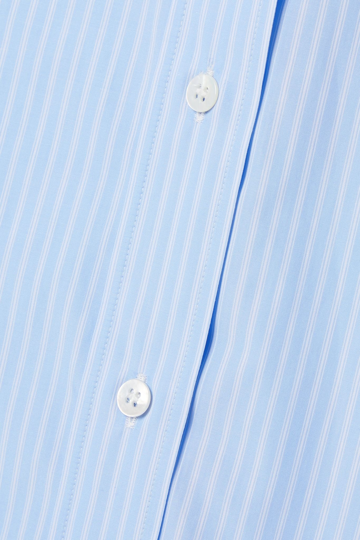 Rean striped cotton-poplin shirt - 4