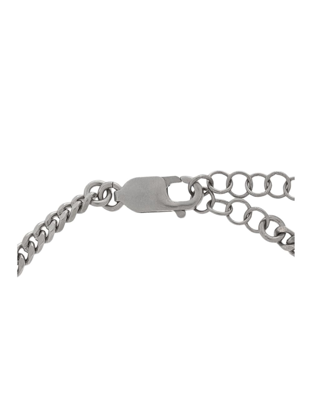 logo-charm bracelet - 4