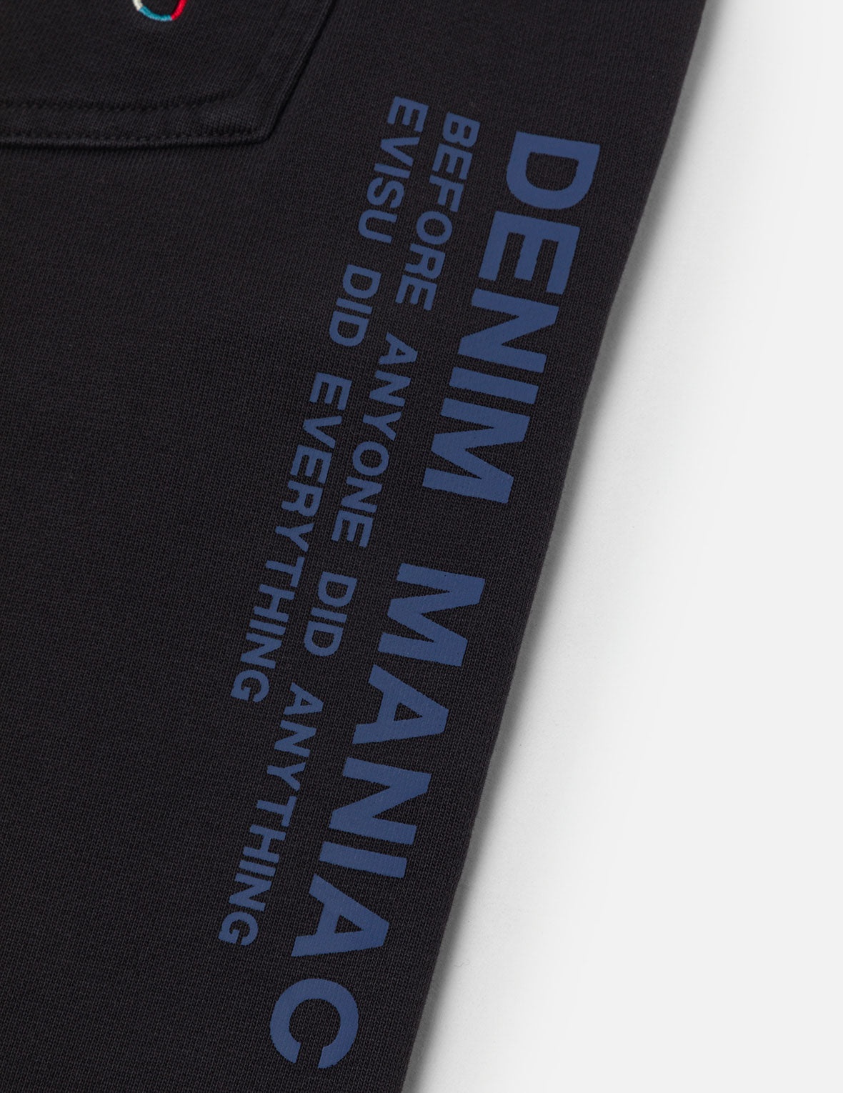Washed Multi-pocket and Logos Print Straight Fit Sweatpants - 11