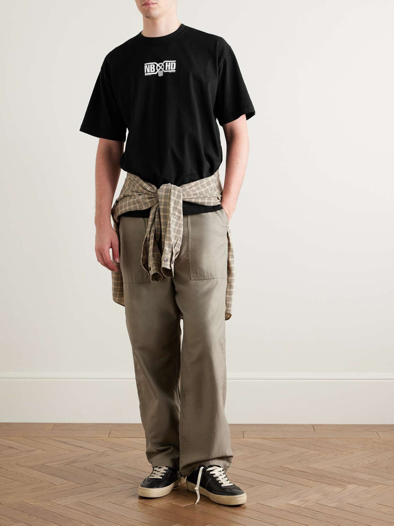 NEIGHBORHOOD + Bounty Hunter Logo-Print Cotton-Jersey T-Shirt outlook