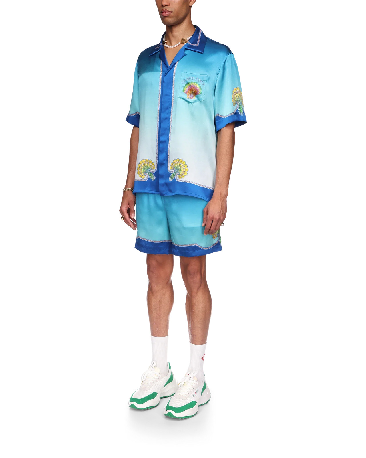 Coquillage Coloré Silk Shirt - 3