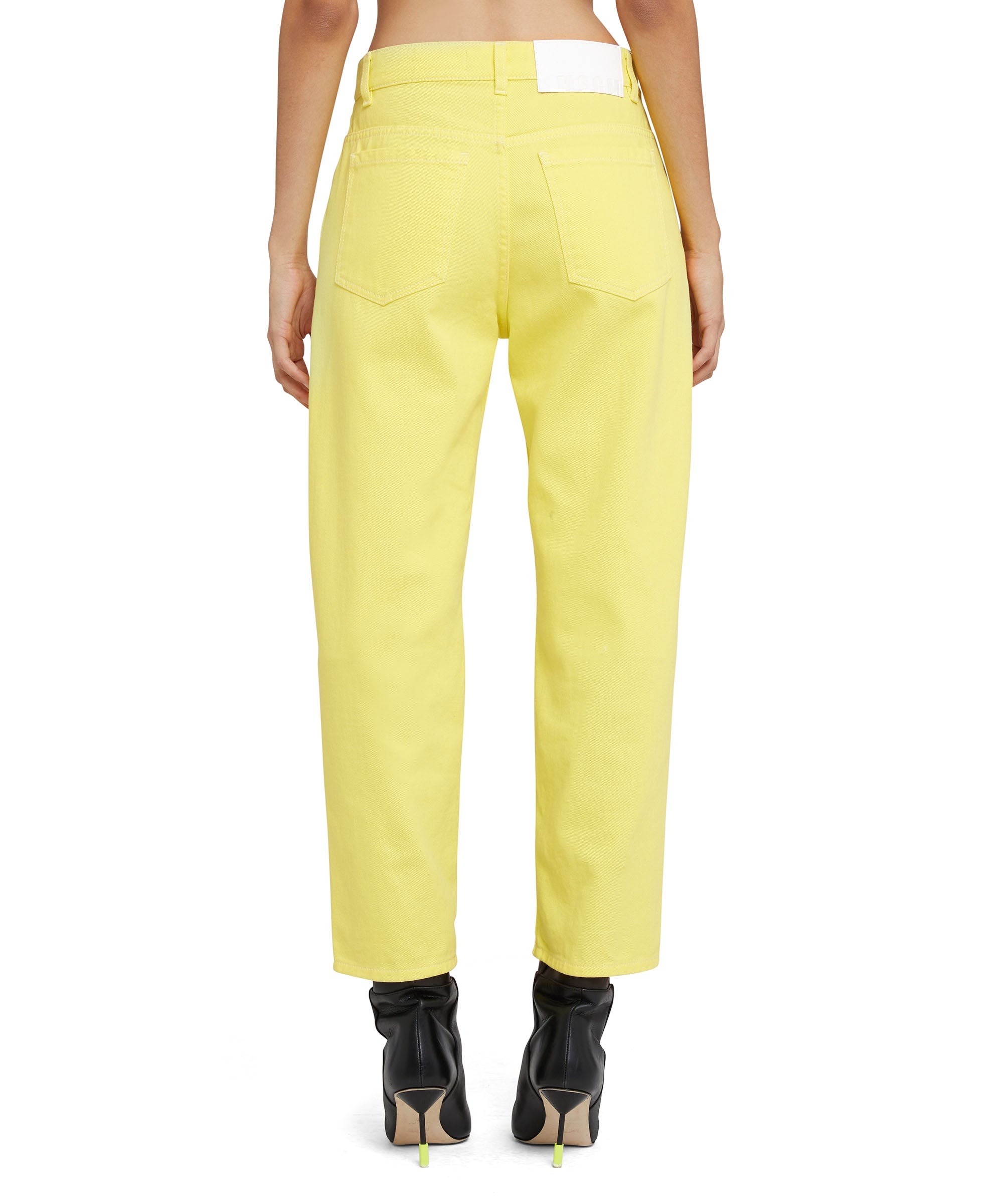 Solid color Bull pants with straight legs - 3