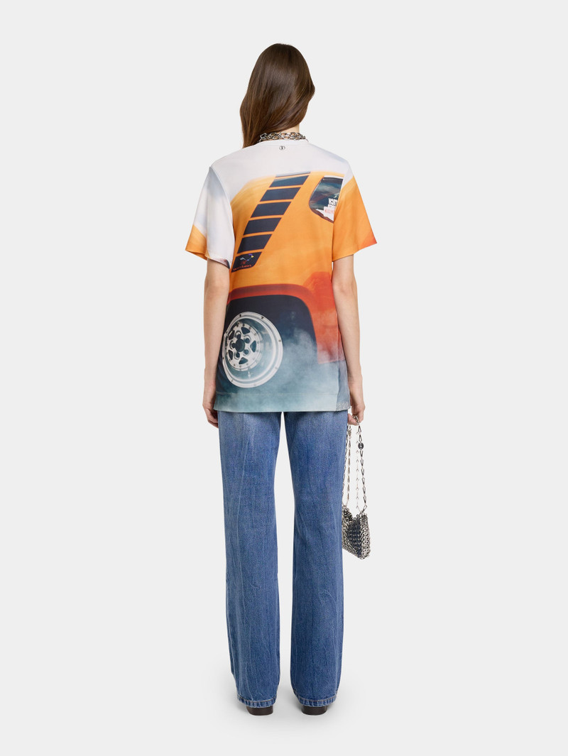 SLEEVELESS TOP "FAST CARS" IN JERSEY 5