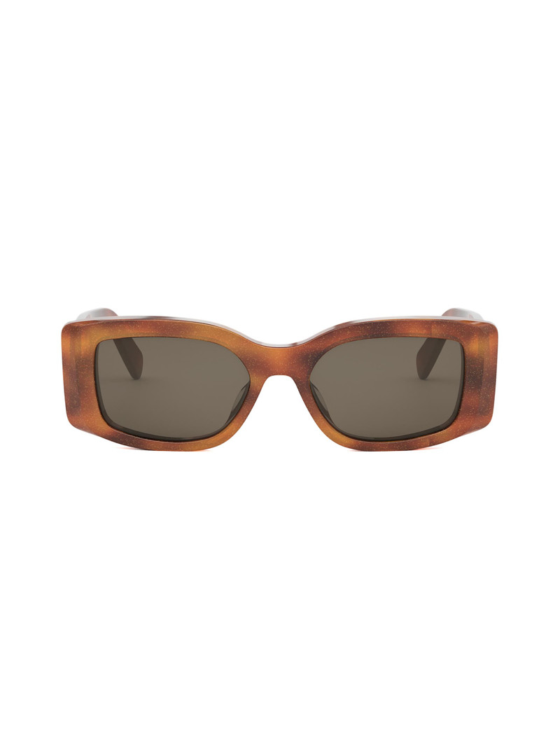 Women's Maxi Triomphe 53MM Rectangular Sunglasses - Blonde Havana Brown 1