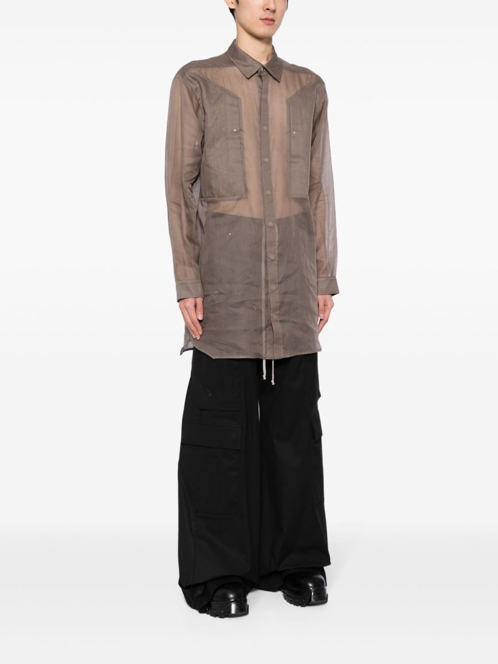Jumbo sheer shirt - 3